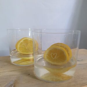 Drinkglas set van 2